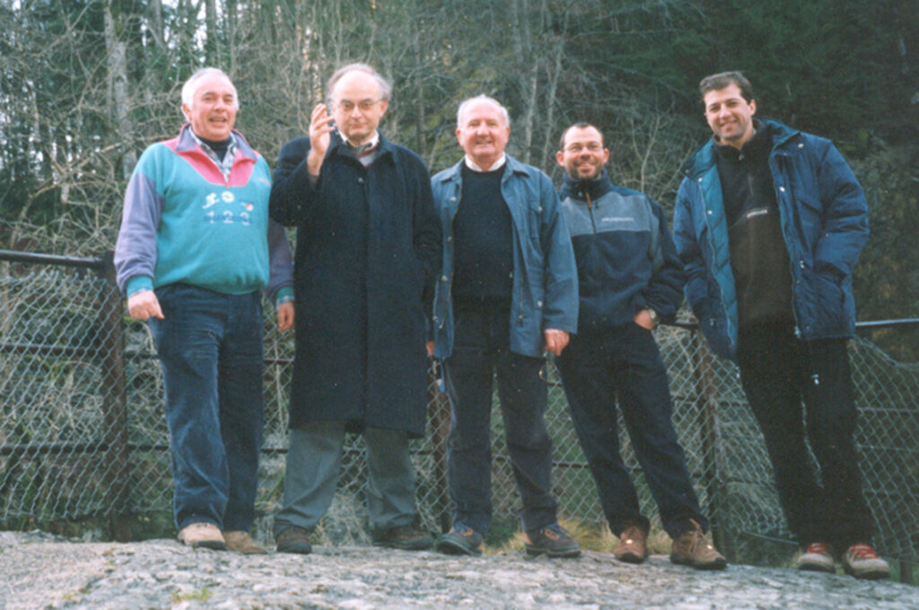 Passeggiata ed incontro di amicizia tra confratelli missionari della zona: don Domenico, don Aldo, don Luigi, don Marco, don Sergio